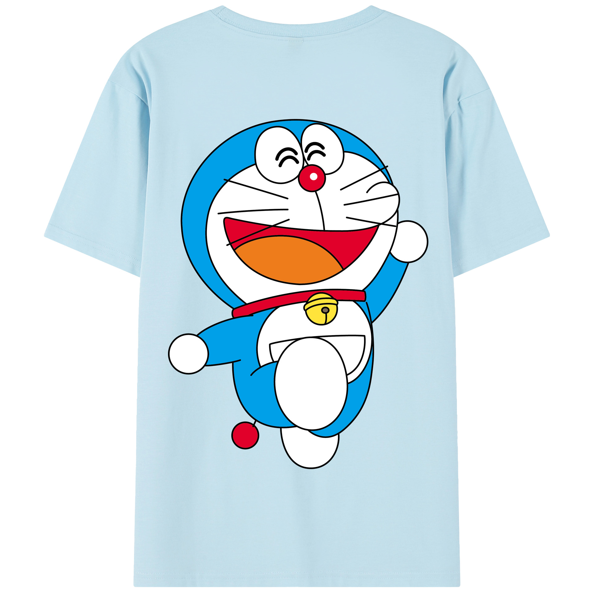 （画像用） ドラえもん Doraemon 綿100％半袖Tシャツ（背面プリント）
